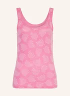 Koszulki i topy damskie - Icebreaker Top, Bielizna Funkcyjna Siren Z Wełny Merino pink - miniaturka - grafika 1