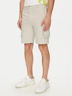 Spodenki męskie - Karl Kani Szorty materiałowe Retro Washed 60100045 Biały Regular Fit - miniaturka - grafika 1