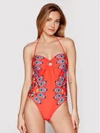 Stroje kąpielowe - Desigual Strój kąpielowy Waikiki 21SWMK30 Czerwony - miniaturka - grafika 1