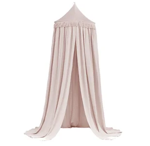 Baldachim Boho Twist Maxi fi70 cm Pudrowy róż - Namioty i tipi dla dzieci - miniaturka - grafika 1