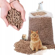 Materiały opałowe - Pellet Drzewny Sosnowy Żwirek Dla Kota Chomika Królików Naturalny Worek 15KG - miniaturka - grafika 1