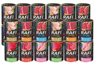 Dolina Noteci Premium Rafi Mix 24X800G Bezzbożowa - Mokra karma dla psów - miniaturka - grafika 1