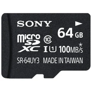 Sony MicroSD 64GB (SR64UYA) - Karty pamięci - miniaturka - grafika 1
