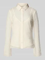 Bluzki damskie - Bluzka 2 w 1 o kroju regular fit - miniaturka - grafika 1