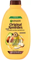 Szampony do włosów - Szampon do wygładzania włosów Garnier Original Remedies Avocado And Shea Shampoo 300 ml (3600542152938) - miniaturka - grafika 1