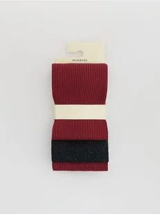 Reserved - Rajstopy z mikrofibry 2 pack - czarny - Rajstopy - miniaturka - grafika 1