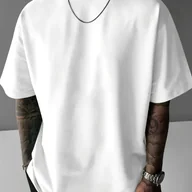 Koszulki męskie - TEMU Męska koszulka, jednolity , krótkie rękawy, modna i stylowa do i na co dzień. - miniaturka - grafika 1