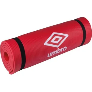 Umbro Mata do fitness yoga z taśmą transportową czerwony) - Maty do ćwiczeń - miniaturka - grafika 1