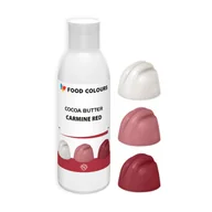 Dodatki do ciast w proszku - Food Colours masło kakaowe czerw carmine red 100g - miniaturka - grafika 1
