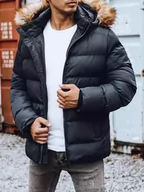 Kurtki męskie - Kurtka męska zimowa pikowana granatowa Dstreet TX4161-XXL - miniaturka - grafika 1