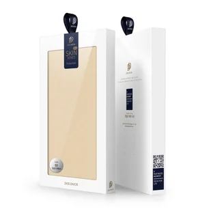 Dux Ducis Skin Pro kabura etui pokrowiec z klapką Samsung Galaxy S22 Ultra złoty - Etui i futerały do telefonów - miniaturka - grafika 5