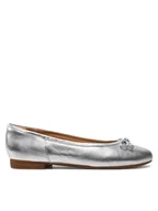 Baleriny - Clarks Baleriny Fawna Lily 26176380 Srebrny - miniaturka - grafika 1