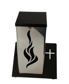 Lampiony i znicze - Znicz metalowy,Lampion,Latarnia PŁOMIEŃ - miniaturka - grafika 1