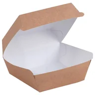 Opakowania gastronomiczne - Menu box burger 150x150x90 Enjoy Be Eco 50szt ^ - miniaturka - grafika 1