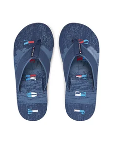 Tommy Jeans Japonki Tjm Elevated Beach Sandal EM0EM01561 Niebieski - Klapki i japonki męskie - miniaturka - grafika 1