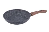 Patelnie - Kamille Solidna patelnia granitowa imitacja drewna 26cm 4162 - miniaturka - grafika 1