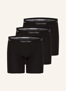 Calvin Klein Bokserki Icon Cotton Stretch, 3 Szt. schwarz - Majtki damskie - miniaturka - grafika 1