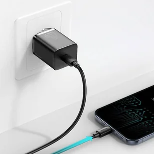 Baseus Super Si 1C szybka ładowarka USB Typ C 20 W Power Delivery czarny (CCSUP-B01) - Ładowarki do telefonów - miniaturka - grafika 9