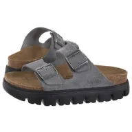 Klapki i japonki damskie - Klapki Arizona Pap Chunky Basalt Grey/Black 1029150 (PP8-h) Papillio - miniaturka - grafika 1