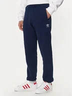 Spodnie sportowe męskie - adidas Spodnie dresowe Trefoil Essentials IX7689 Granatowy Regular Fit - miniaturka - grafika 1