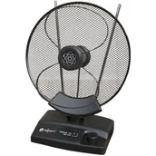 Anteny TV - DPM Antena DVB-T TV siatkowa obrotowa głowica - Regulacja Wzmocnienia Wewnętrzna (HRA-1300DAB+) - miniaturka - grafika 1