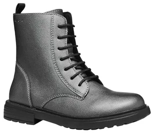 Geox J Eclair Girl D, Botki dla dziewczynek, Gun, 33 EU - Botki damskie - miniaturka - grafika 1