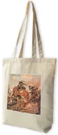 Torby i wózki na zakupy - Torba z naszywką Szarża pod Rokitną Wojciech Kossak - miniaturka - grafika 1