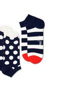 Skarpetki męskie - Happy Socks - Skarpetki Big Dot Stripe (2-PACK) - miniaturka - grafika 1