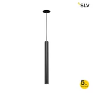 Lampy sufitowe - SLV SPOTLINE HELIA 45 wisząca LED 3000K okrągła czarna 9W 158410 - miniaturka - grafika 1