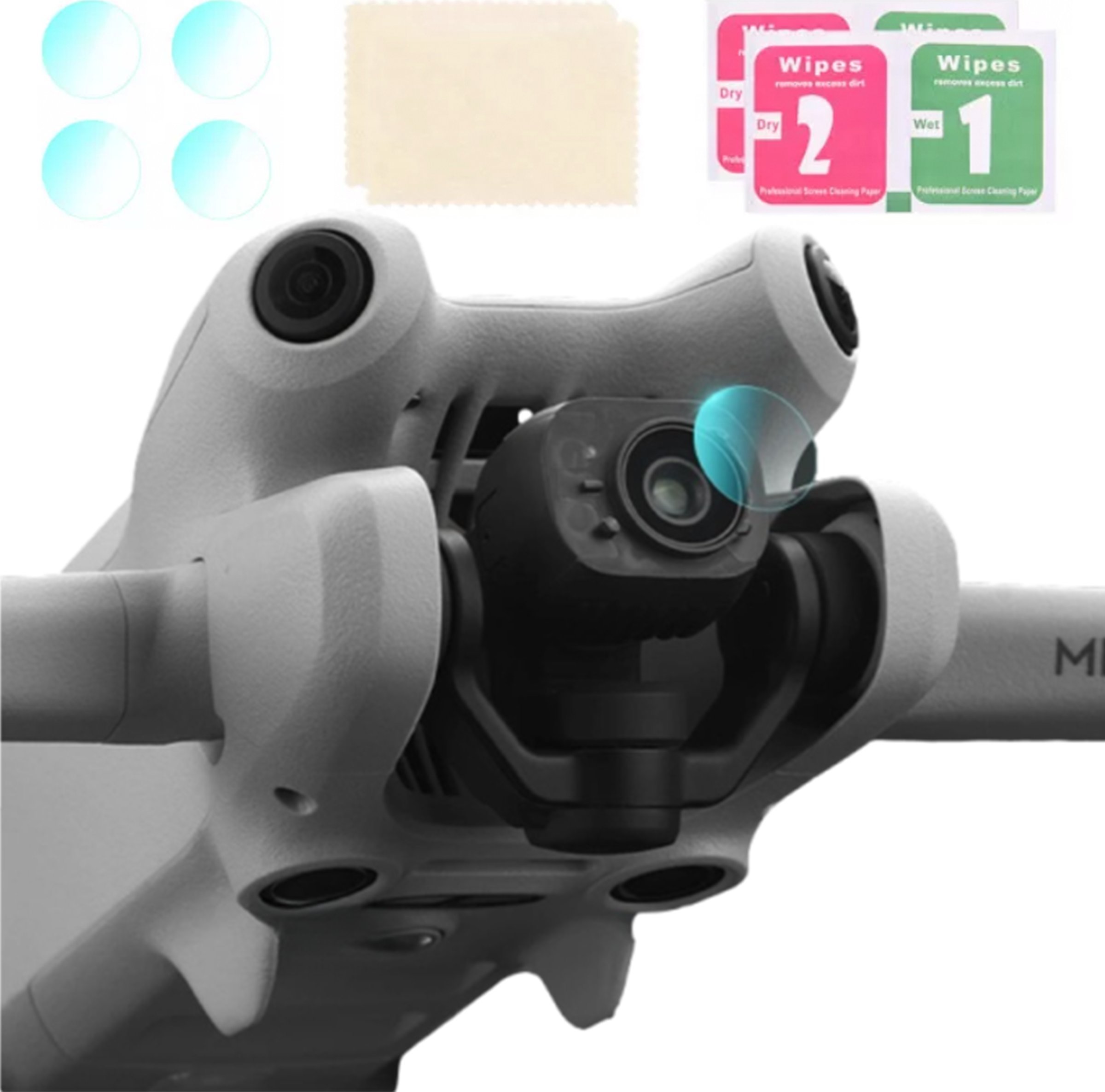 BRDRC SZKŁO HARTOWANE NA OBIEKTYW DJI MINI 4 PRO - 4 SZTUKI