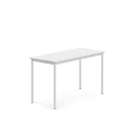 Meble do szkół i przedszkoli - Stół SONITUS, 1200x600x720 mm, laminat biały, biały - miniaturka - grafika 1