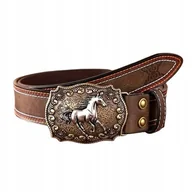 Odzież ciążowa - Pas pasek kowbojski western cowboy KOŃ retro vintage cosplay kostium 130 cm - miniaturka - grafika 1