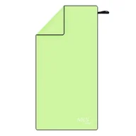 Ręczniki - NAR11 ZIELONY RĘCZNIK Z MIKROFIBRY 140x70 cm NILS AQUA - miniaturka - grafika 1