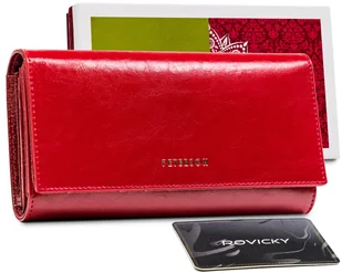 Peterson Portfel Skórzany Ptn Pl-490-1544 Red - Portfele - miniaturka - grafika 1