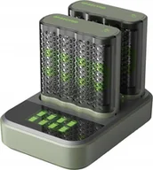 Ładowarki i akumulatory - Ładowarka GP GP ReCyko M452 8-fach LCD-Model Docking St. + 4x AA NiMh 2600mAh - miniaturka - grafika 1