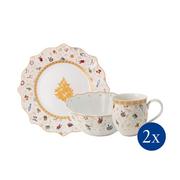 Serwisy obiadowe - Zestaw śniadaniowy dla 2 os. Anniversary Edition Toy's Delight Villeroy & Boch - miniaturka - grafika 1