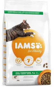 Iams Naturally Adult Cat with North Atlantic Salmon in Gravy 85 g - Mokra karma dla kotów - miniaturka - grafika 1