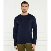 Koszulki męskie - Gant Longsleeve REG TONAL SHIELD | Regular Fit - miniaturka - grafika 1