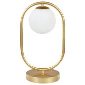 Lampy stojące - Lampa stołowa metalowa złota YANKEE - miniaturka - grafika 1