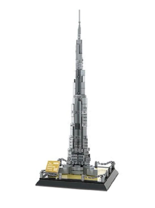 Klocki Konstrukcyjne Zestaw 580 Elementów El. dla Dzieci Burji Khalifa Coil