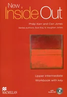 Książki do nauki języka angielskiego - Kerr Philip, Jones Ceri New inside out upper workbook with key with audio cd - miniaturka - grafika 1