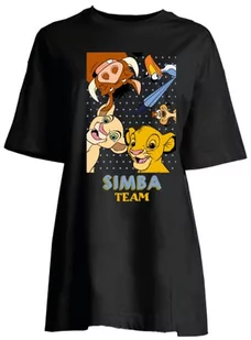 Disney Damska koszula nocna, czarny, L - Piżamy damskie - miniaturka - grafika 1