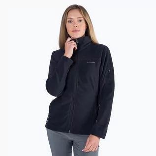 Bluzy sportowe damskie - Columbia Bluza polarowa damska Fast Trek II 10 czarna 1465351 - grafika 1