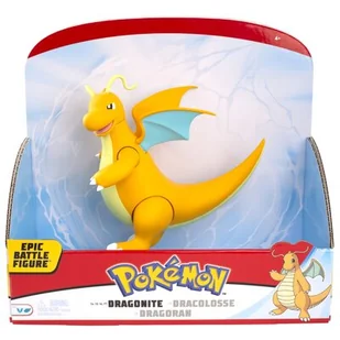 Pokemon Figurka Smok Dragonite Duża 25cm - Figurki dla dzieci - miniaturka - grafika 1