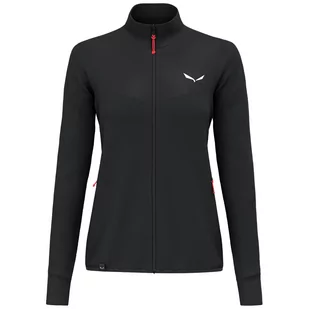 Kurtka damska Salewa Puez Waffle Hyb Pl Jacket W Rozmiar: L / Kolor: czarny - Kurtki i kamizelki sportowe damskie - miniaturka - grafika 1