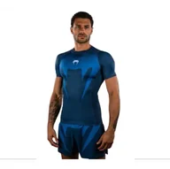 Kimona, stroje i obuwie - Venum Rashguard Krótki Rękaw Short Sleeve No Gi Indigo - miniaturka - grafika 1