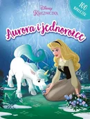 Kolorowanki, wyklejanki - Aurora i jednorożce. Disney Księżniczki - miniaturka - grafika 1