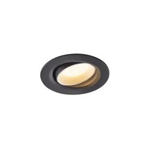 Lampa wpuszczana NUMINOS MOVE XS czarna/biała 3000K 40 1005575 - SLV - Oprawy, klosze i abażury - miniaturka - grafika 1