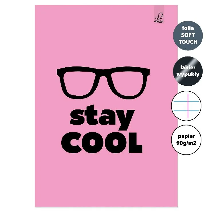 Zeszyt A4 32K.W Linie Z Marginesem Stay Cool 90G