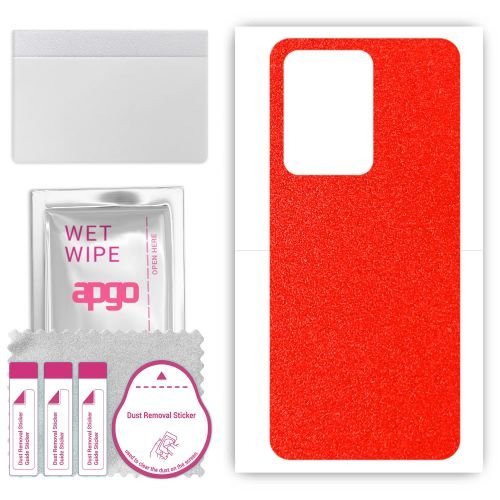 folia naklejka skórka strukturalna na TYŁ do Honor 90 GT - Czerwony Pastel Matowy - apgo SKINS